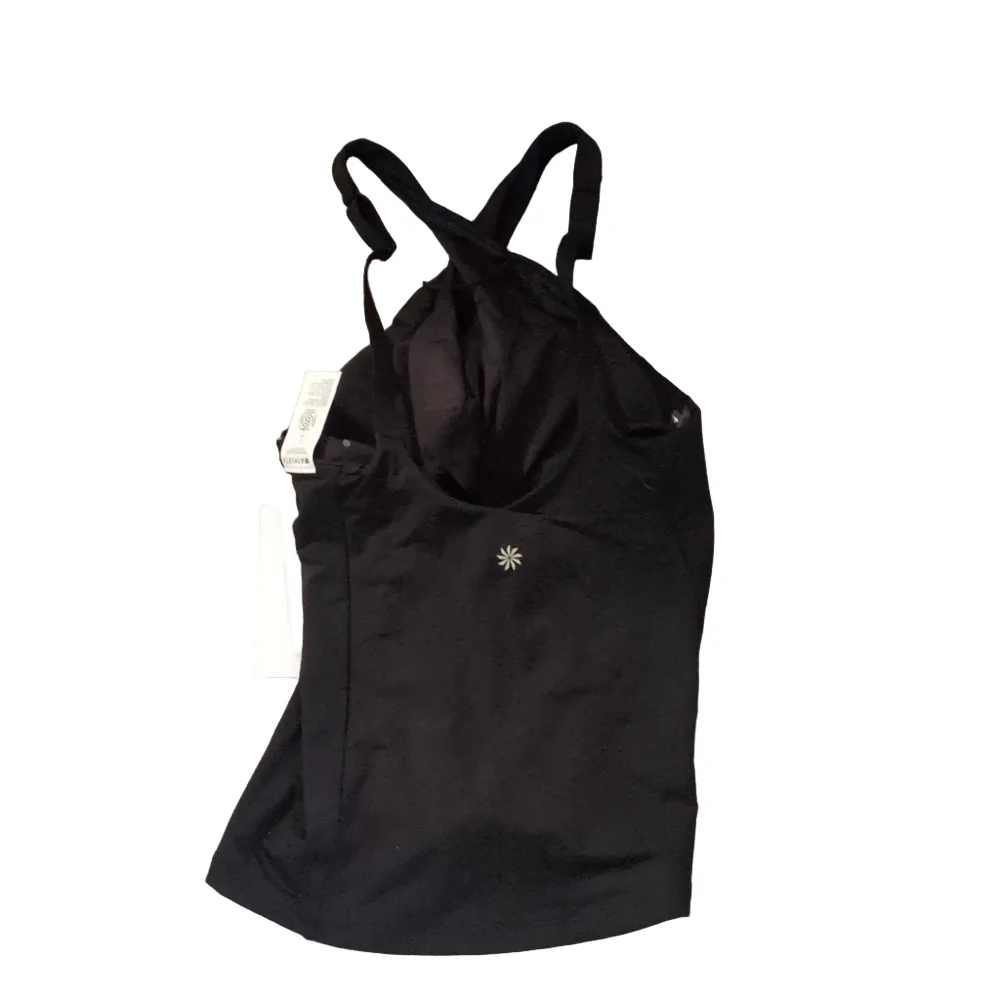 Athleta Black Crossed Tankini Size Small